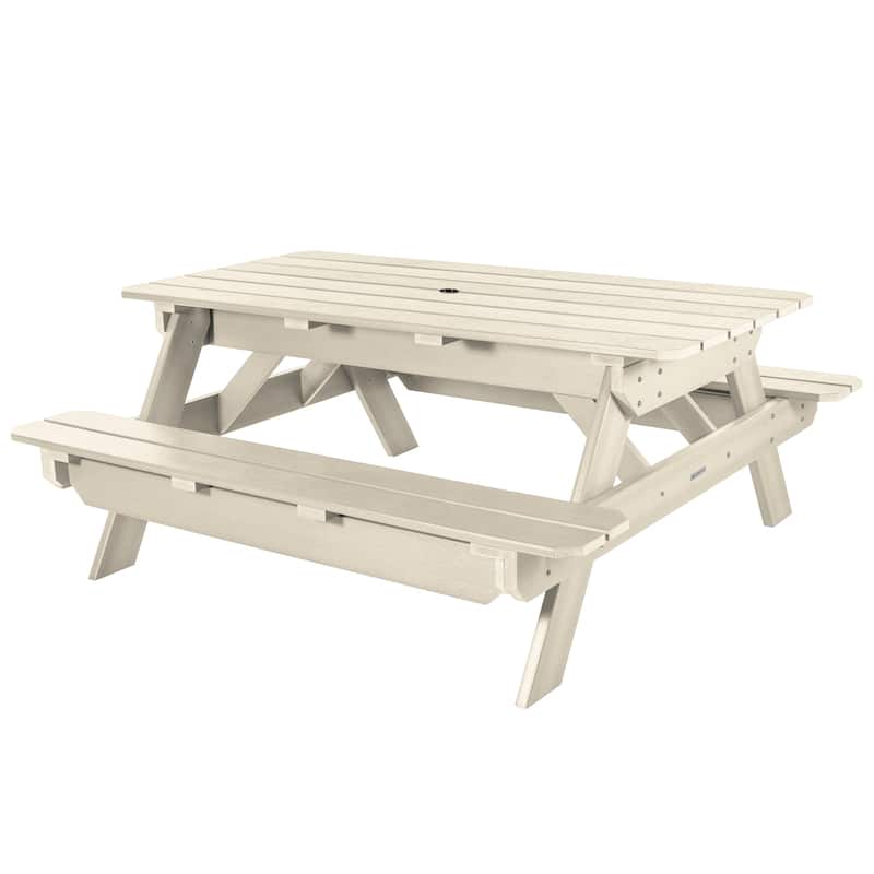 HIGHWOOD Eco-friendly Picnic Table - Whitewash