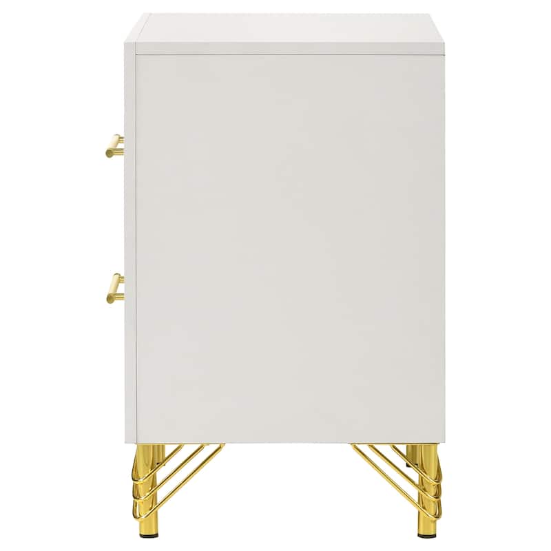 Lucia 2-drawer Nightstand Bedside Table