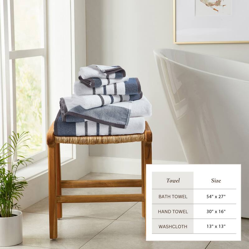 Linery & Co. Luxury Cotton Decorative Towel Set.