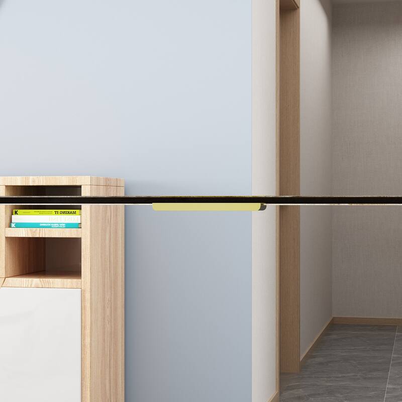 Timechee Shoe Cabinet with 3 Mirrored Flip Drawers, Free Standing Slim