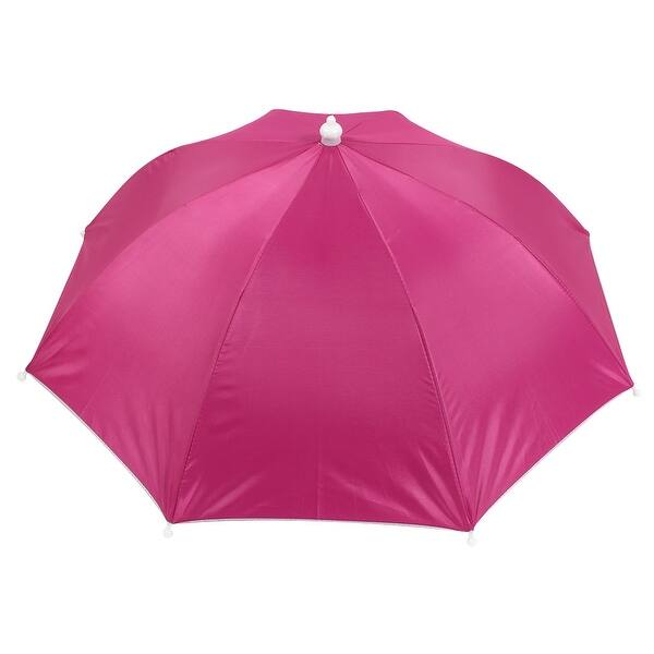 Fuchsia Polyester 8 Ribs Fishing Golfing Sun Rain Umbrella Hat Cap - On  Sale - Bed Bath & Beyond - 36709495