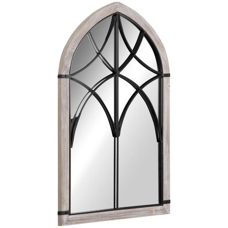 36.5" x 23.5" Large Farmhouse Wall Mirror for Wall Decor