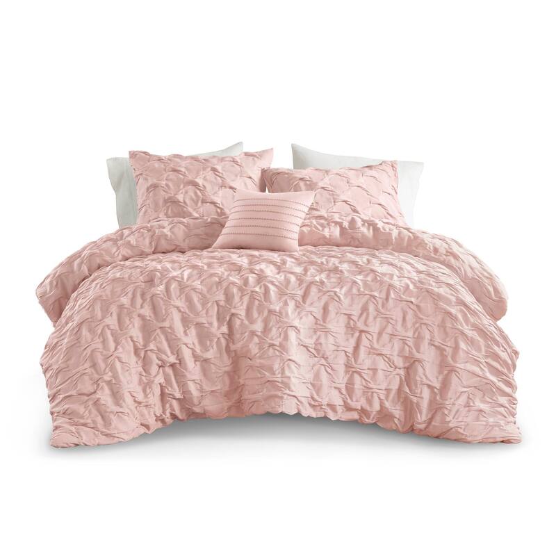 Chelsea Square Bailey Diamond Pucker Woven Comforter Set
