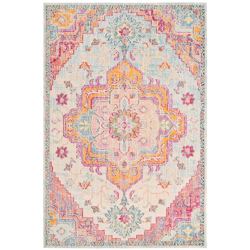 SAFAVIEH, Crystal Naimat Vintage Boho Medallion Rug