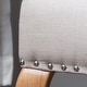 preview thumbnail 11 of 10, Adrianna Contemporary Wingback Loveseat by Christopher Knight Home