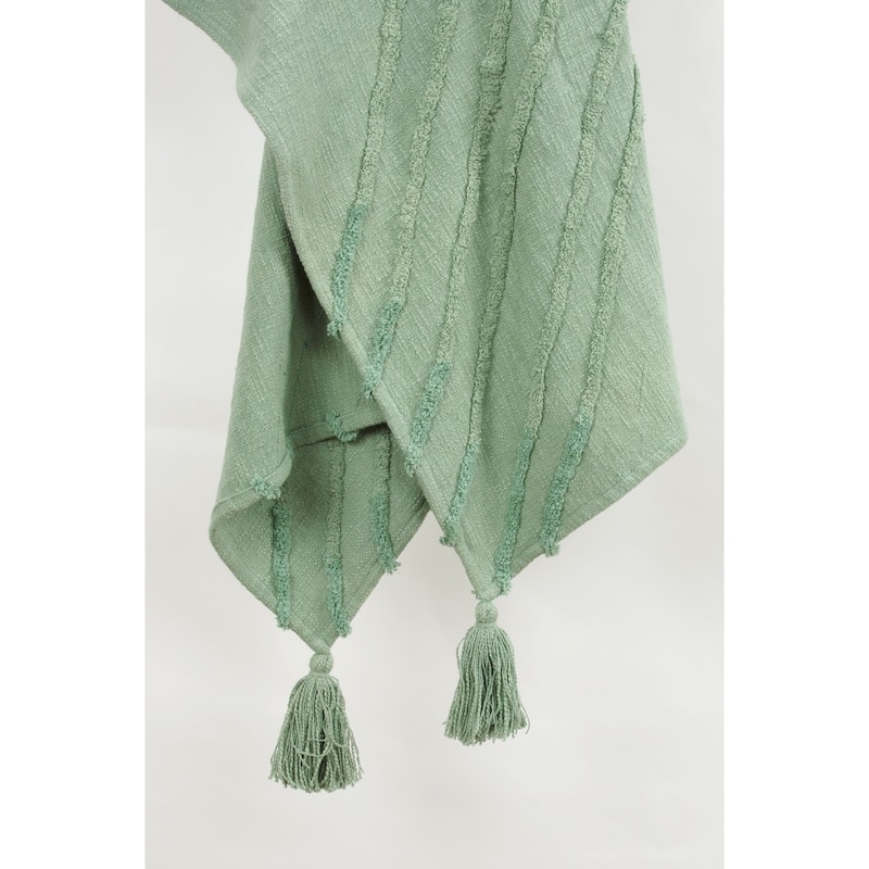 Rizzy Home Geometric Textured Cotton Throw