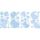 preview thumbnail 1 of 3, RoomMates Blue Bubbles Wall Decals