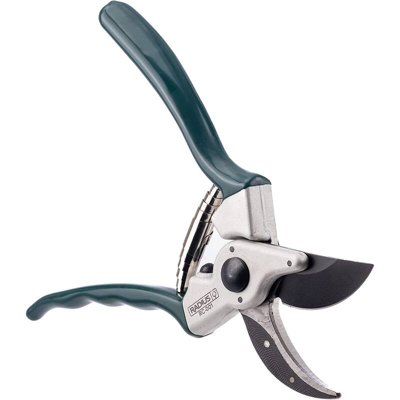 Radius Garden 8.5-In Bypass Pruning Shears, Premium Carbon Steel Blade Garden Shears