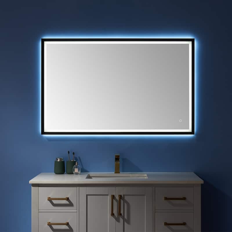 48'' Rectangle LED Lighted Accent Bathroom/Vanity Wall Mirror