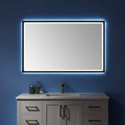 48'' Rectangle LED Lighted Accent Bathroom/Vanity Wall Mirror
