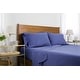preview thumbnail 22 of 28, No-slip Ultra-soft Deep Pocket 6-piece Bed Sheet Set California King - Denim