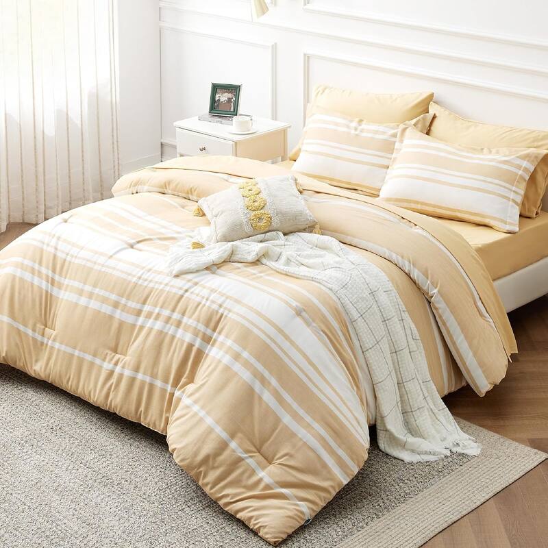 7 Pieces California King Bedding Sets All Season Bed Set On Sale