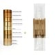 preview thumbnail 8 of 15, Modern Glam Luxury Gold 2-Light Dimmable Wall Sconce Art Glass Bathroom Vanity for Hallway - 4.7" W x 5.9" D x 17.5" H