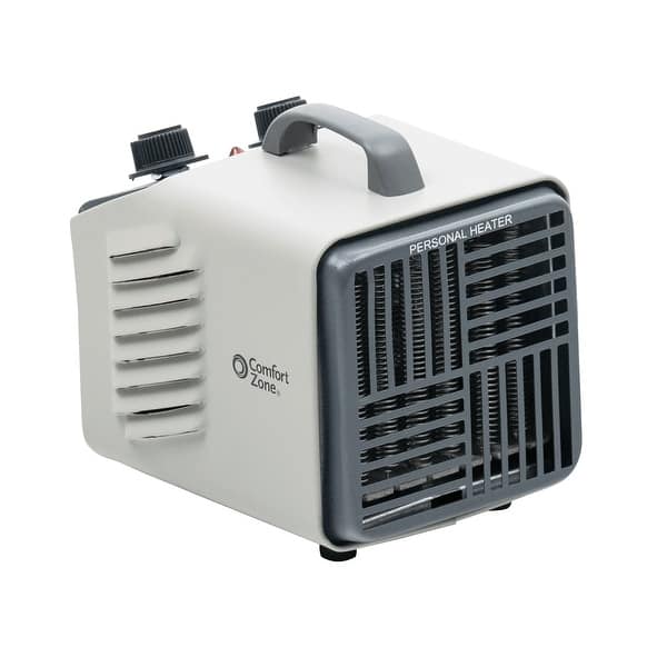 Comfort Zone CZ707 1500 Watt Compact Utility Heater, Gray - Bed Bath ...