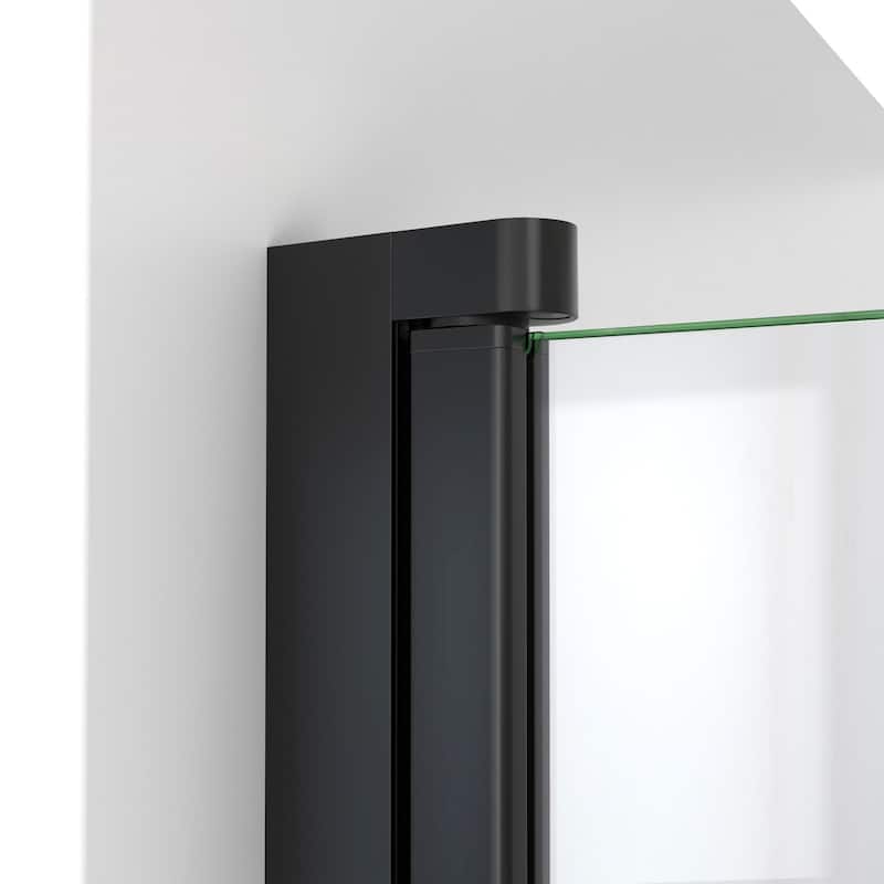 DreamLine Aqua-Q Fold 29 1/2 in. W x 72 in. H Frameless Bi-Fold Shower Door in Satin Black