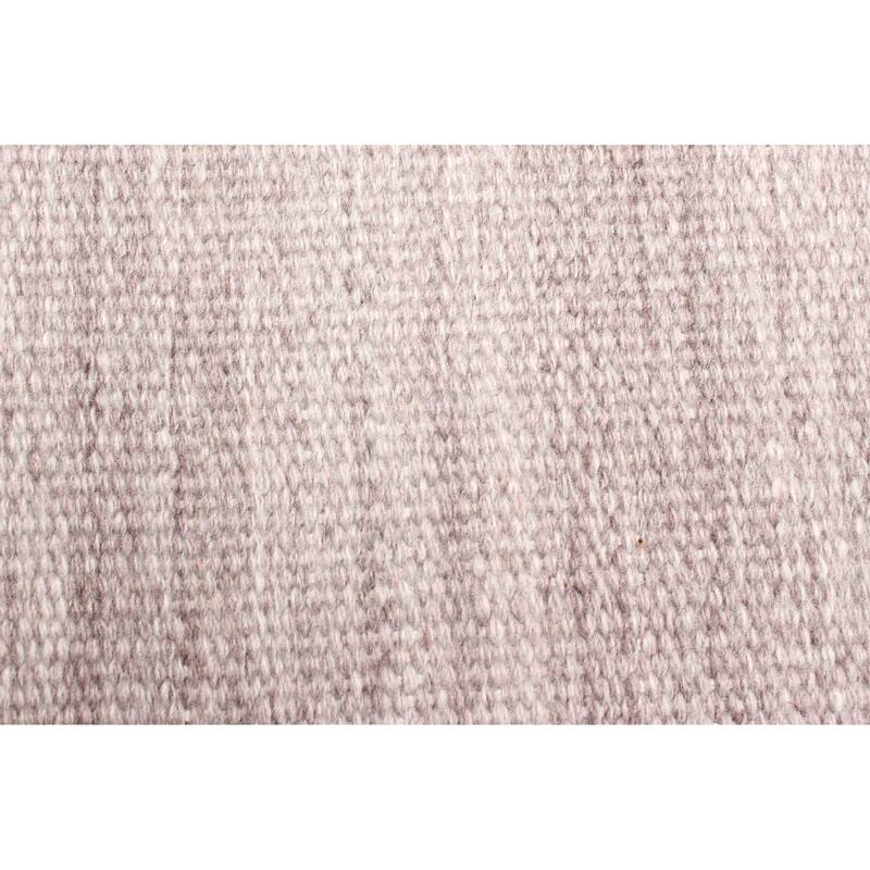 ECARPETGALLERY Flat-Weave Ankara FW Chocolate Wool Kilim - 5'2 x 7'7