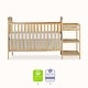 preview thumbnail 3 of 5, Dream On Me Anna 4 in 1 Full Size Crib and Changing Table Combo - Natural