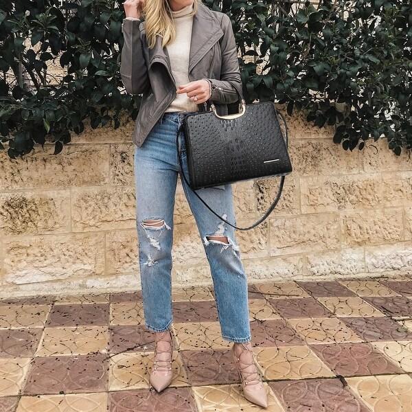 ostrich briefcase