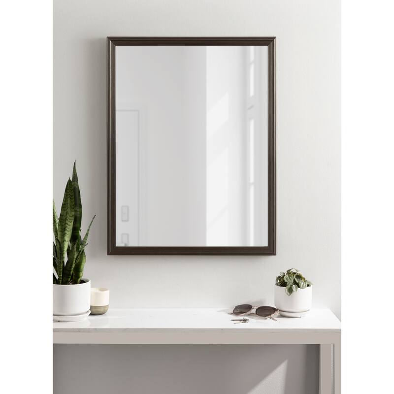 Kate and Laurel Colette Rectangle Bathroom Wall Mirror