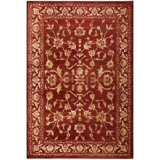 Red Gold Rug Garfield Red Gold Oriental Traditional Area Rug - Bed Bath & Beyond ...