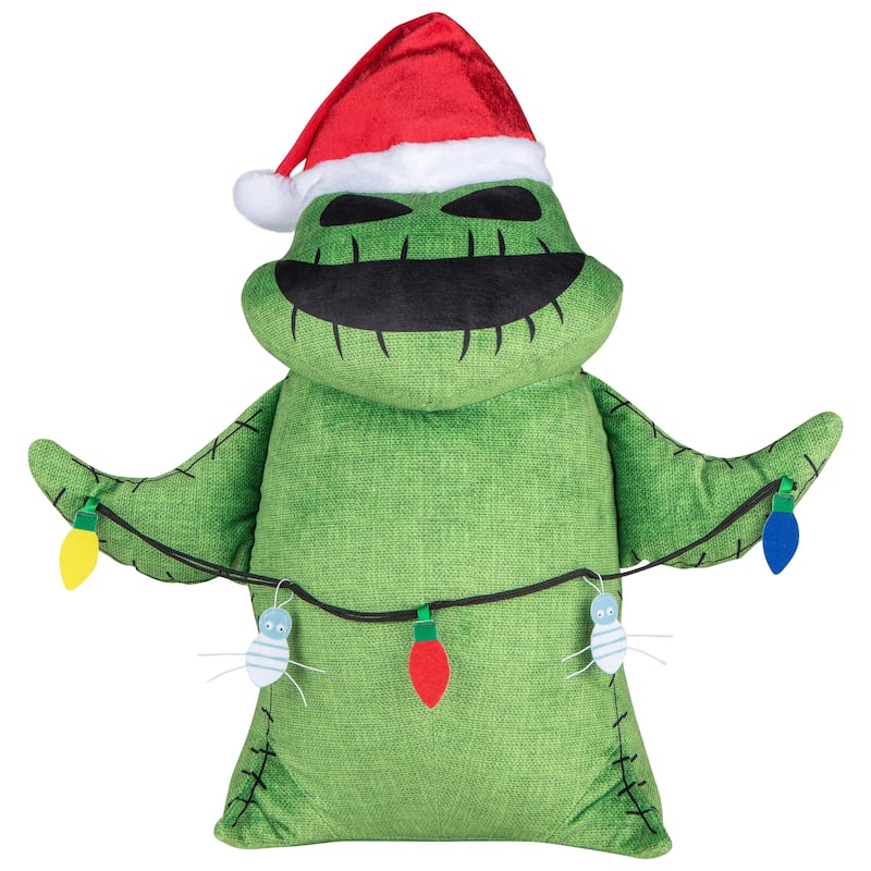 Holiday Greeter-Oogie Boogie w/Santa Hat-OPP SM-Disney