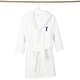 preview thumbnail 89 of 103, Sweet Kids 100% Polyester SUPER PLUSH Double Brushed Hooded Bathrobe with Navy Bookman Monogram
