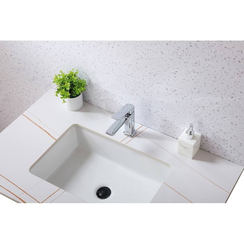 Indigo Home Single Hole Single Handle Bathroom Faucet