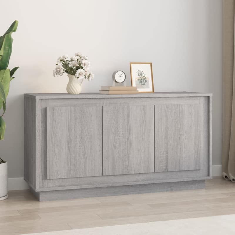 vidaXL Sideboard Engineered wood 40.2 in x 13.8 in x 21.7 in - Gray sonoma