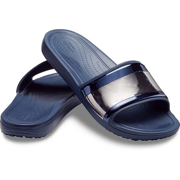 Sloane MetalBlock Slide Sandal 