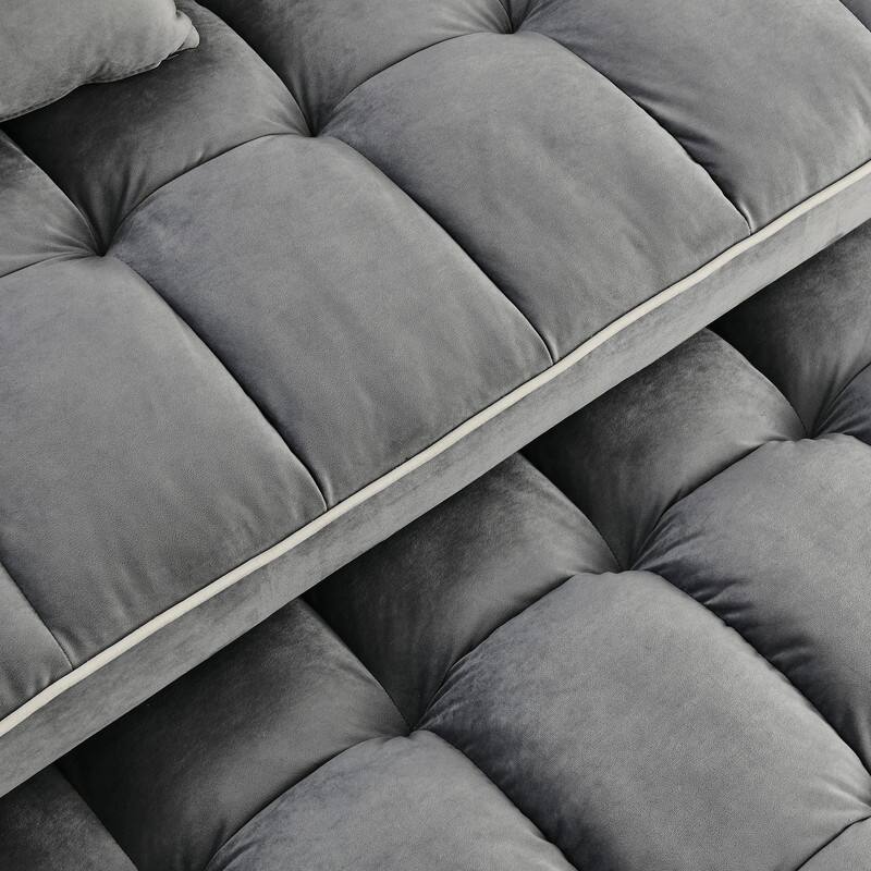 Versatile Foldable Sofa Bed, Modern Loveseat Pull-out Sleeper With Adjustable Back, USB Port and Swivel Phone Stand