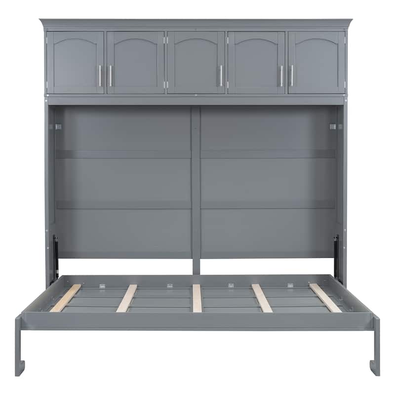 Murphy Bed Wall Bed with Top Cabinets