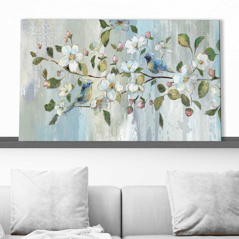 "Painterly Spring" by Nan Print on Canvas