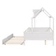 preview thumbnail 6 of 24, Full House Bed with Trundle - Safety-Enhanced Wood Design