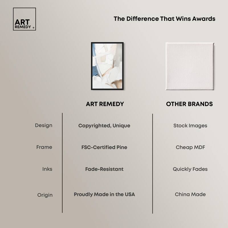 Bone and Beige I Canvas by Art Remedy