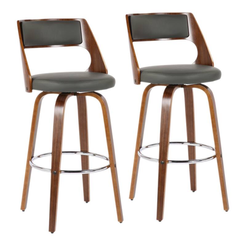 Carson Carrington Alingsas Midcentury Modern Bar Stool (Set of 2) N