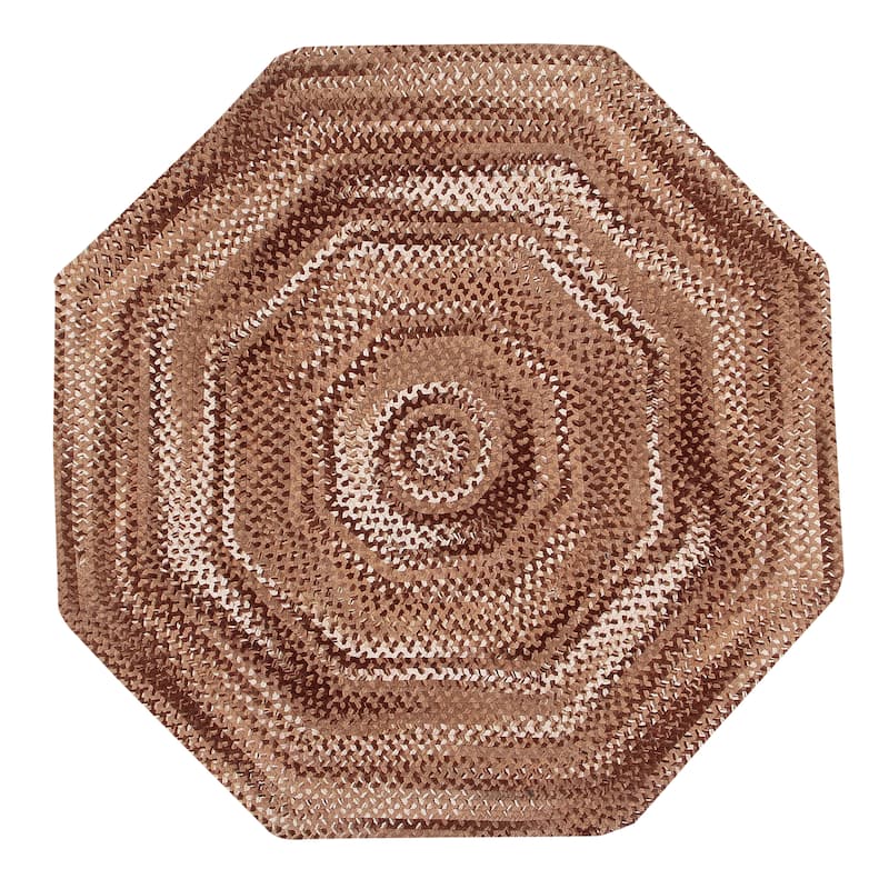 Ombre Soft Chenille Braided Rugs