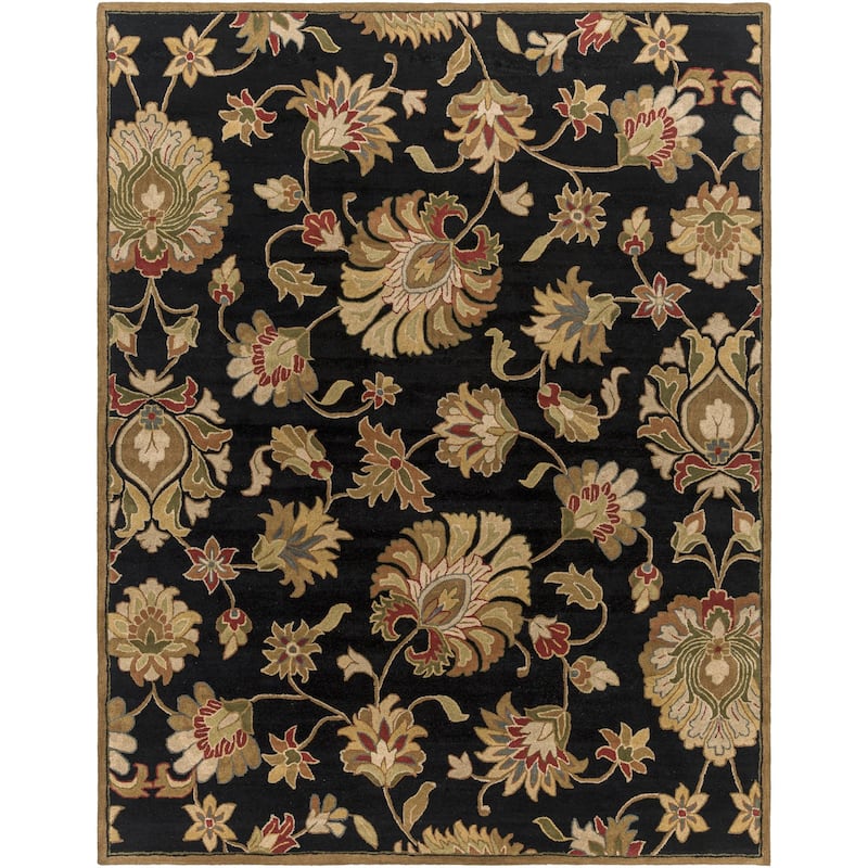 Livabliss Caesar Handmade Floral Wool Area Rug