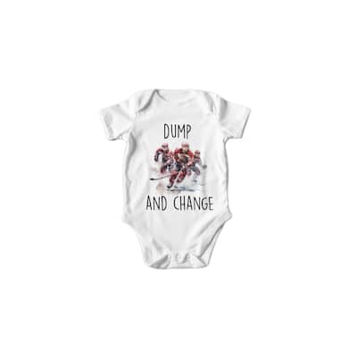 Hockey Dump - Baby Boy Girl Clothes Infant Bodysuit Funny Cute Newborn