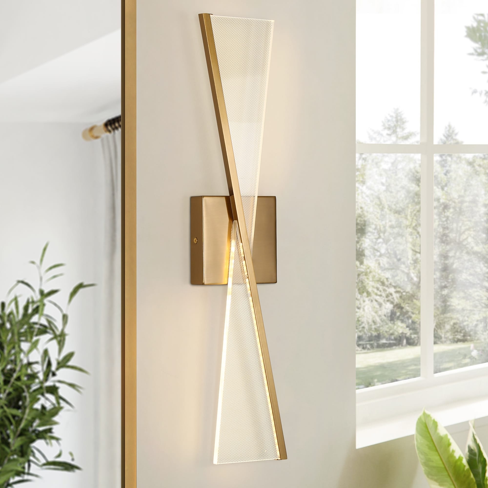 Mirror wall sconce on sale