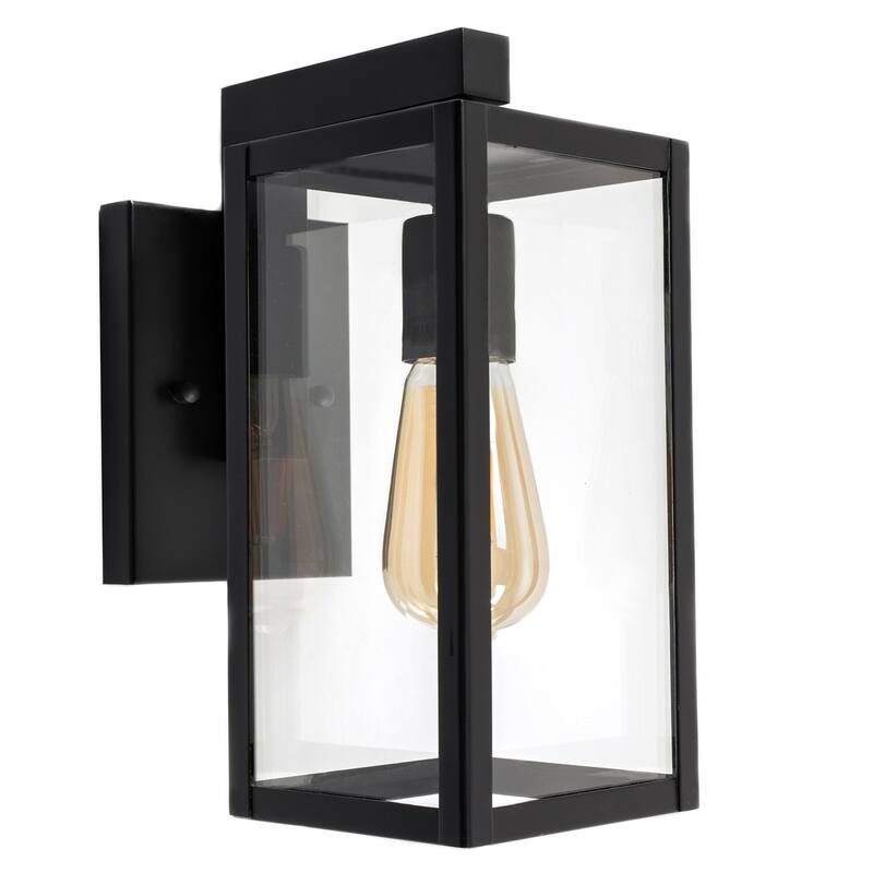 Elk Home Capture Matte Black 1 Light Outdoor Wall Sconce