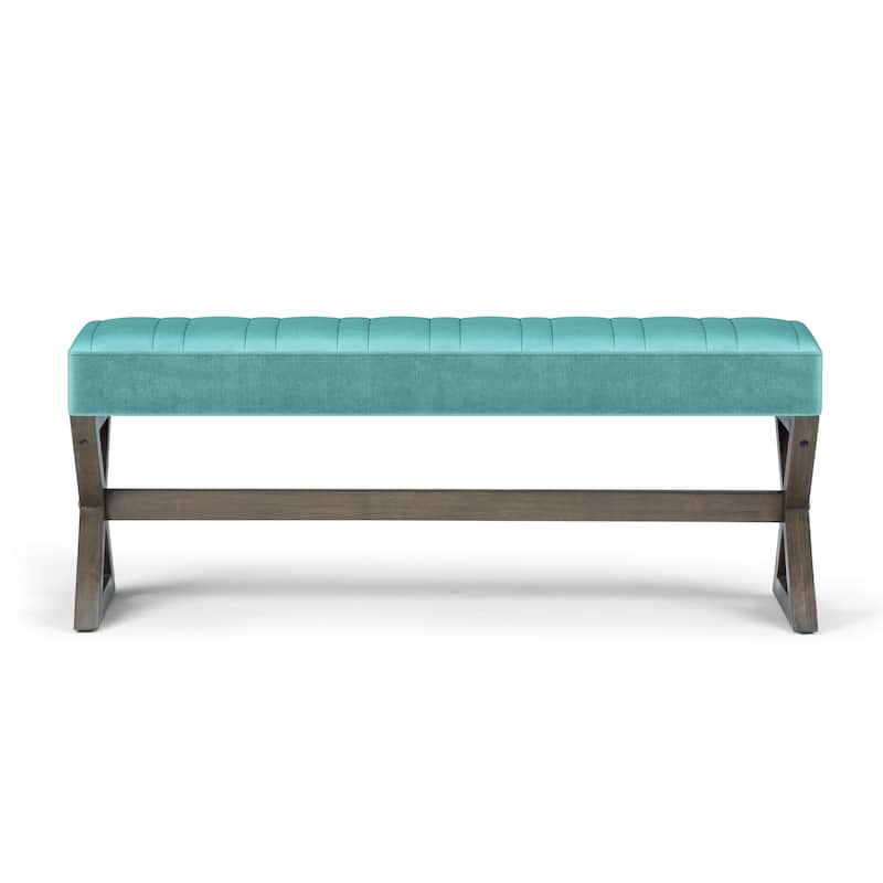 WYNDENHALL David 48 inch Wide Contemporary Rectangle Ottoman Bench