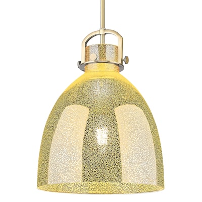 Innovations Lighting 410-1SL-G412-14ME Newton Bell 14" Wide Pendant