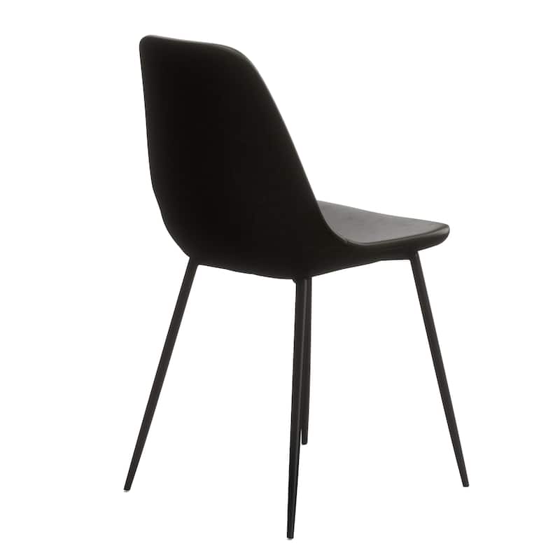 Maxine Vegan Leather Side Chairs (Set of 2)