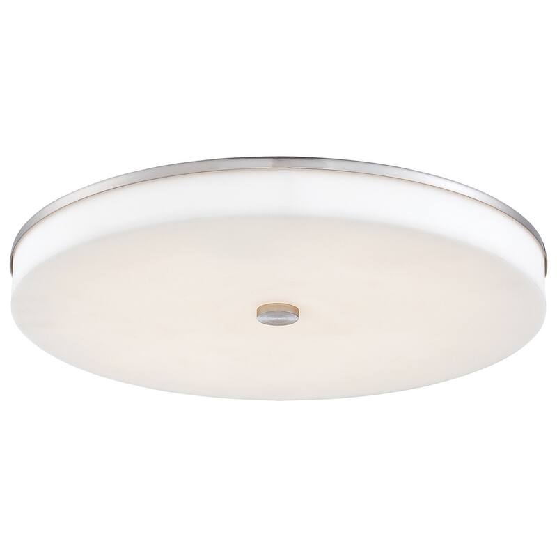 Kovacs 1 Light 15" Wide LED Flush Mount Ceiling Light Convertible to - Brushed Nickel
