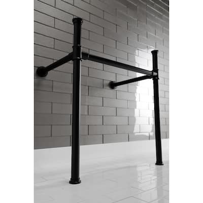 Kingston Brass Fauceture Stainless Steel Console Sink Legs