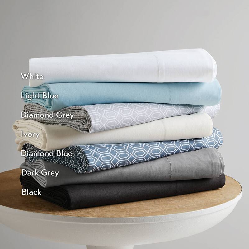 Chelsea Square Cotton 144TC 100% Cotton Solid Sheet Set