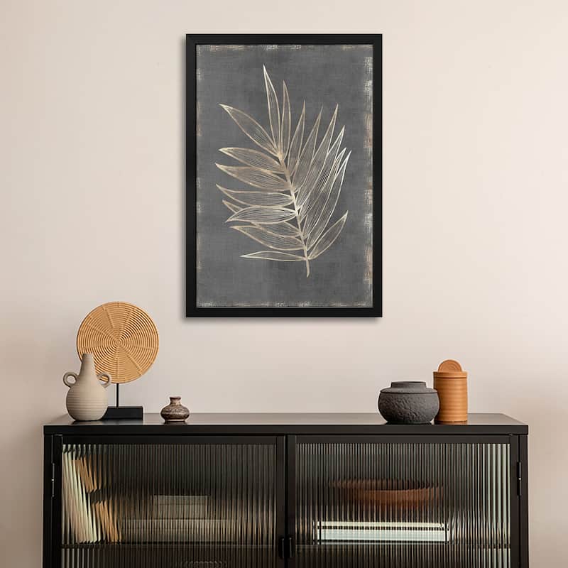 Gilded Botanical I Premium Framed Poster by Eva Watts