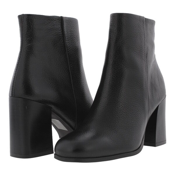 steve madden black heel booties