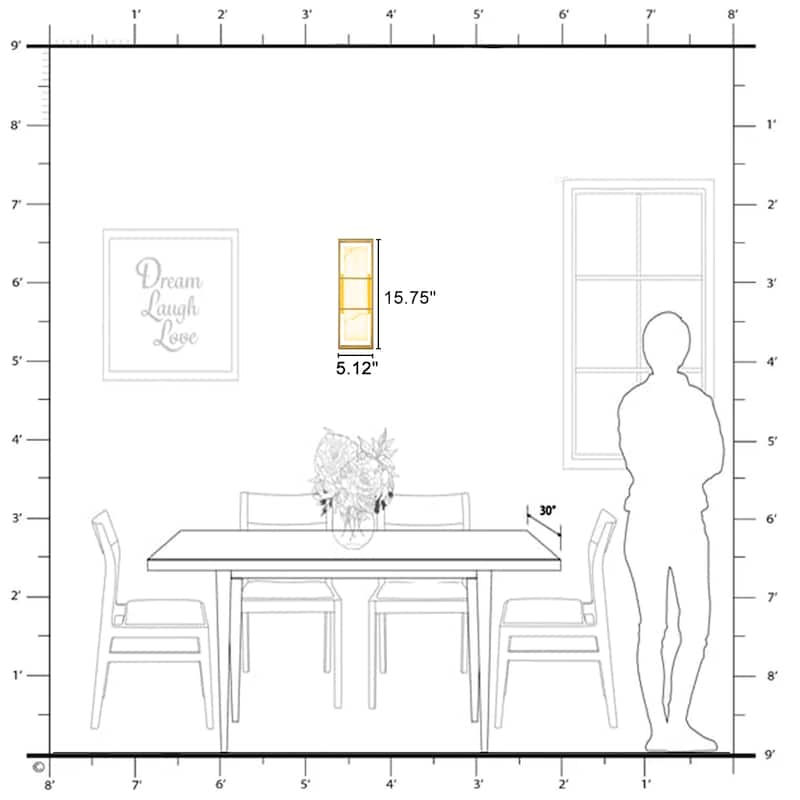 Brushed Gold LED Wall Sconce with White Alabaster Resin Shade