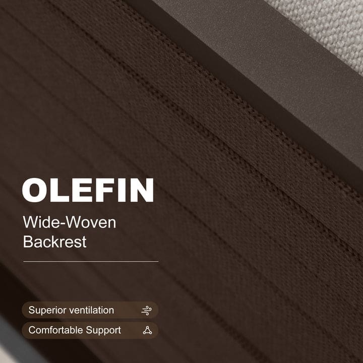 PURPLE LEAF Caesar Outdoor Couch with 9.6" white Thick Cushion and Table for Yard Porch Deck Outdoor Patio Conversation Sets